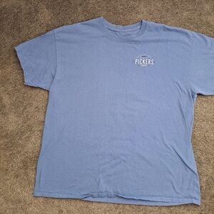 American Made Nashville Pickers Vodka Men's Shirt Large Light Blue